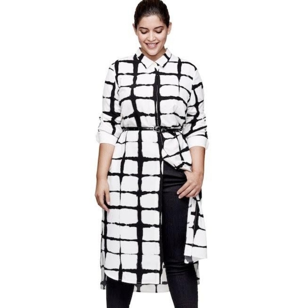 Adam Lippes x Target Painterly Plaid Shirtdress